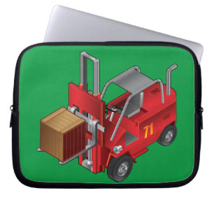 Forklift, Kids Pallet Truck Design Laptop Sleeve