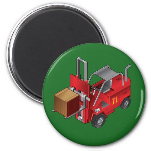 Forklift Kids Pallet Truck Design Magnet