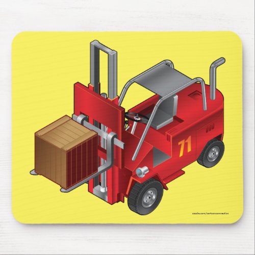 Forklift Kids Pallet Truck Design Mouse Pad