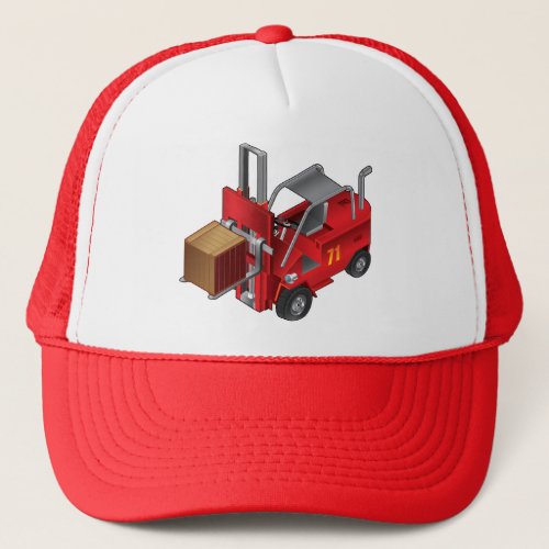 Forklift Kids Pallet Truck Design Trucker Hat