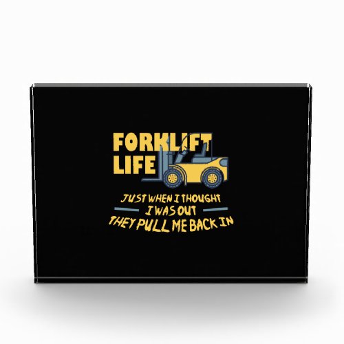 Forklift Life Photo Block