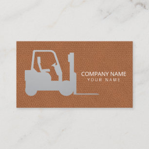  Forklift, Logisitcs - Professional Business Card