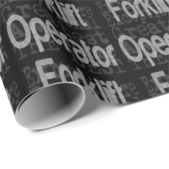 Forklift Operator Extraordinaire Wrapping Paper (Roll Corner)