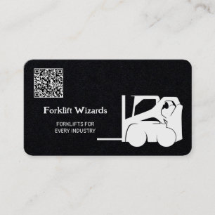 Forklift Premium Custom QR Code Business Card