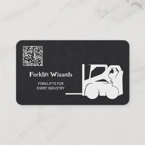 Forklift Premium Custom QR Code Business Card