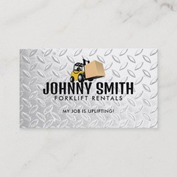 Forklift Rentals Business Cards by MsRenny at Zazzle