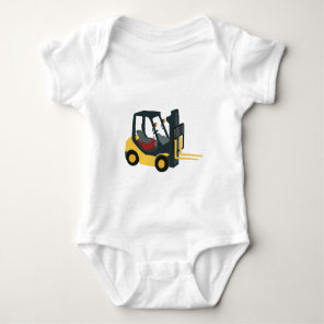 Forklift Truck Baby Bodysuit