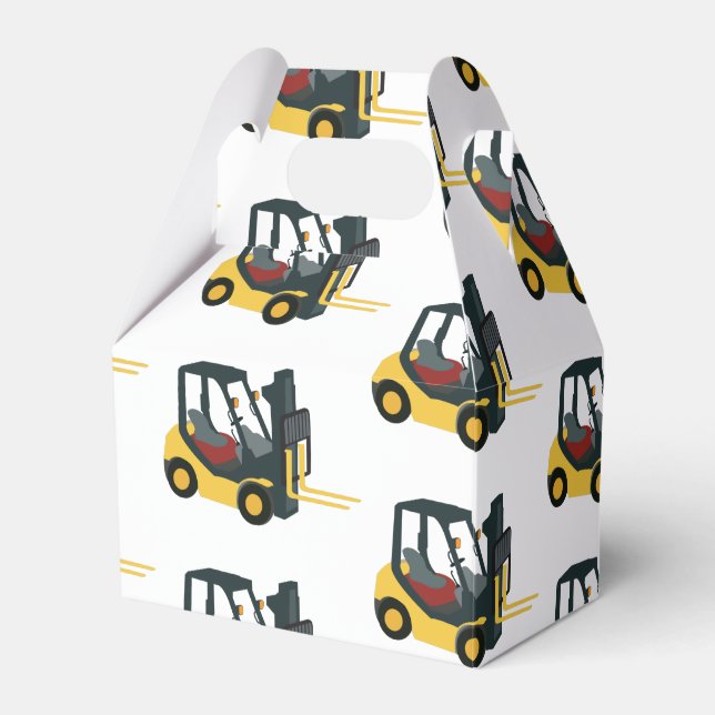 Forklift Truck Favor Boxes (Front Side)
