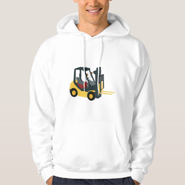Forklift Truck Hoodie (Front)