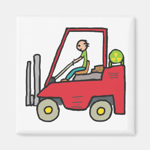 Forklift Truck Magnet