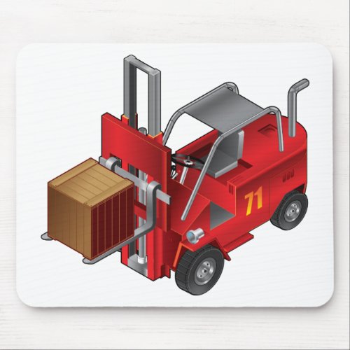 Forklift Truck Mouse Pad
