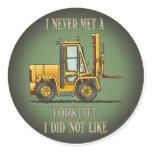 Forklift Truck Operator Quote Kids Sticker