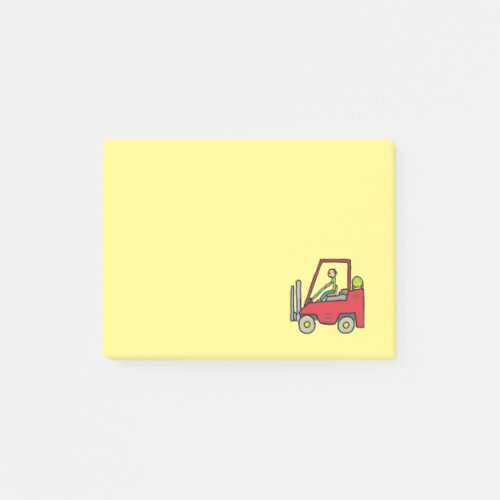 Forklift Truck Post_it Notes