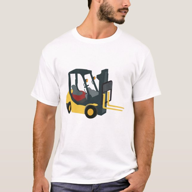 Forklift Truck T-Shirt (Front)