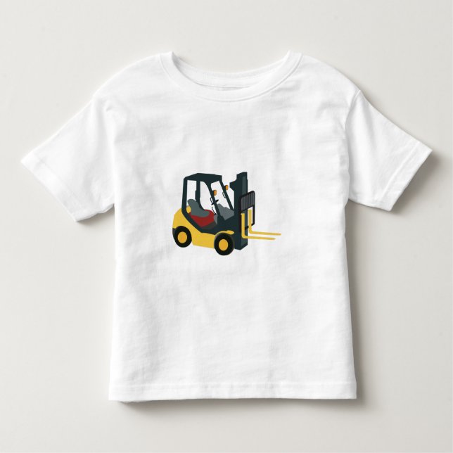 Forklift Truck Toddler T-shirt (Front)