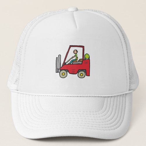 Forklift Truck Trucker Hat