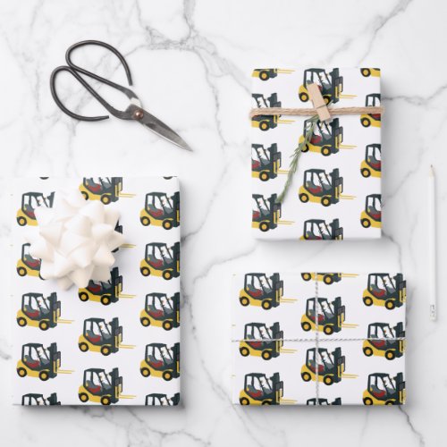 Forklift Truck Wrapping Paper Sheets