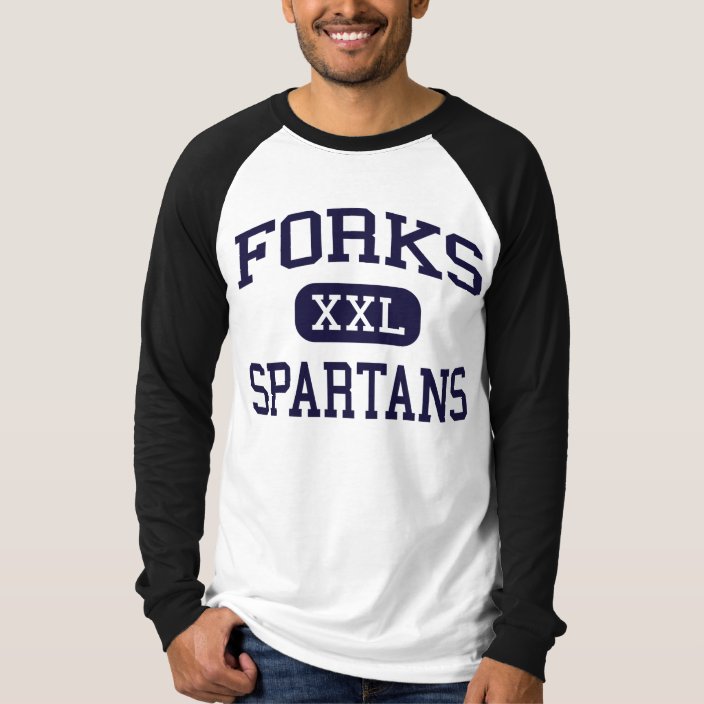 Forks Spartans High School Forks Washington TShirt