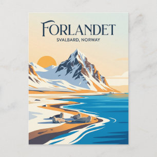 Forlandet National Park Norway Postcard