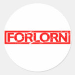 Forlorn Stamp Classic Round Sticker
