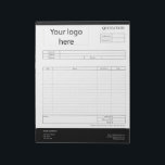 Form Business Quotation, Invoice or Sales Receipt  Notepad<br><div class="desc">Form Business Quotation,  Invoice or Sales Receipt Order Form</div>
