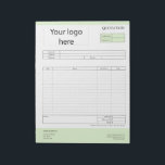 Form Business Quotation, Invoice or Sales Receipt  Notepad<br><div class="desc">Form Business Quotation,  Invoice or Sales Receipt Order Form</div>