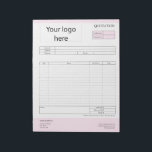 Form Business Quotation, Invoice or Sales Receipt  Notepad<br><div class="desc">Form Business Quotation,  Invoice or Sales Receipt Order Form</div>