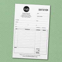 Form Business Quotation, Invoice or Sales Receipt