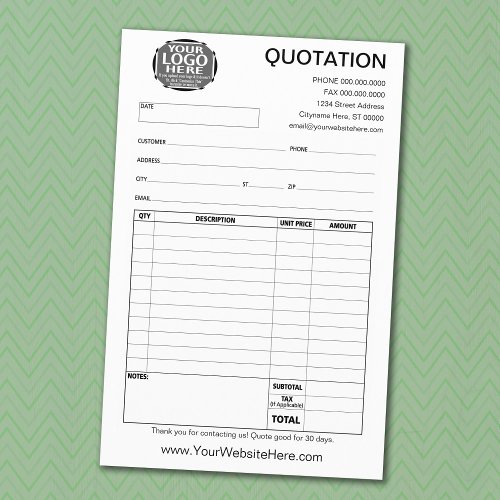 Form _ Business Quotation or Invoice