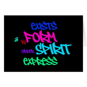 Form Exists Card (black)