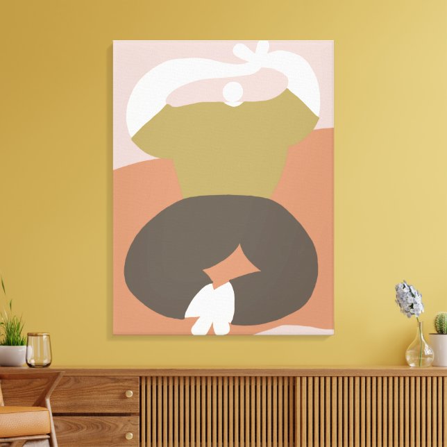Form & Flow  Canvas Print (Insitu(LivingRoom))