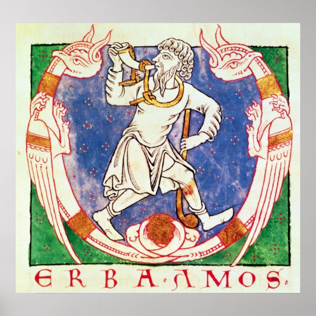 Form of two winged creatures with entwined poster (Front)