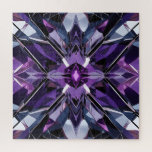 Formaci&#243;n de Cristal Geom&#233;trico - Arte Abstracto d Jigsaw Puzzle