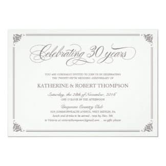 30Th Wedding Anniversary Invitation Wording 3