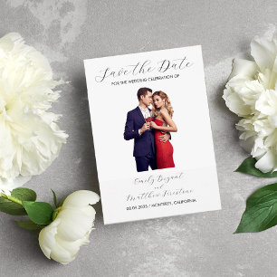 Formal and Elegant Wedding Save the Date