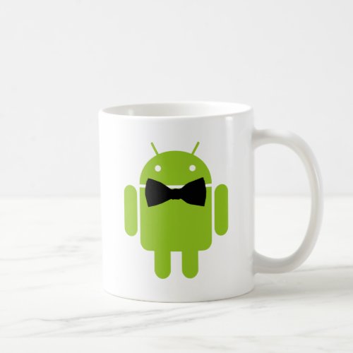 Formal Android Robot Icon Graphic Coffee Mug