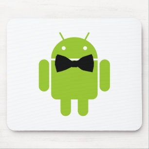 Formal Android Robot Icon Graphic Mouse Pad