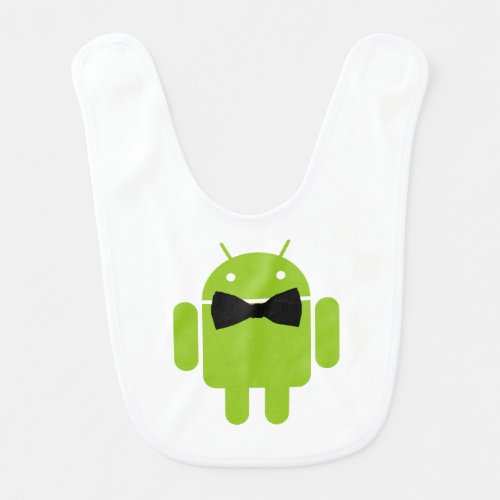 Formal Atire Android Robot Baby Bib