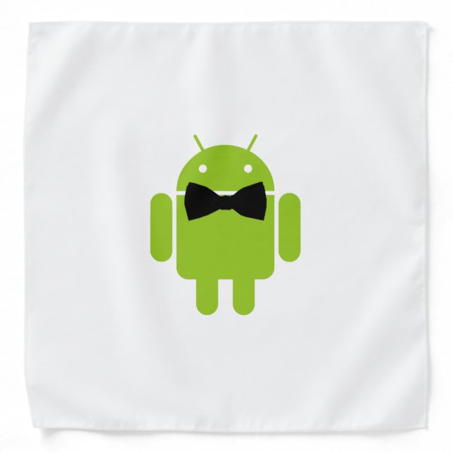 Formal Atire Android Robot Bandana (Front)