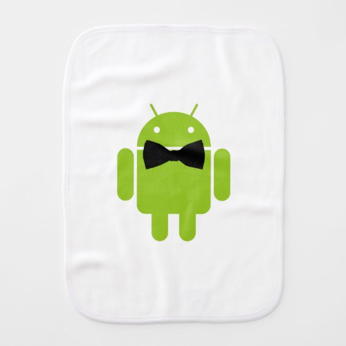 Formal Atire Android Robot Burp Cloth