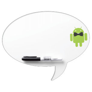 Formal Atire Android Robot Dry Erase Board