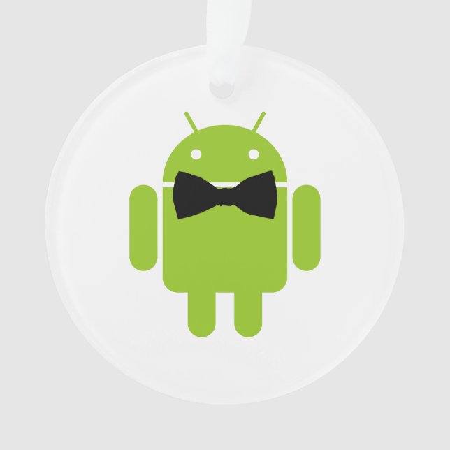 Formal Atire Android Robot Ornament (Front)