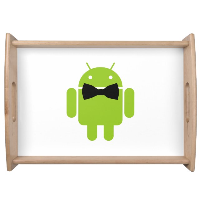 Formal Atire Android Robot Serving Tray (Front)