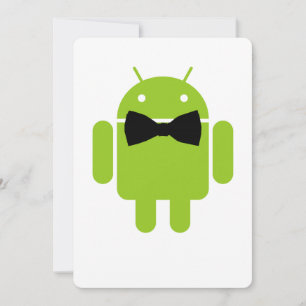 Formal Atire Green Android Robot