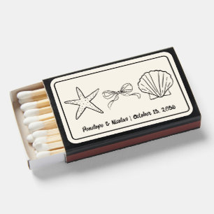 Formal Beach Wedding Favor Seashell & Bow Matches