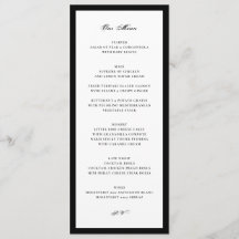 Formal Black and White Wedding
