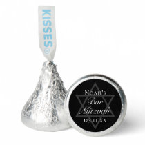 Formal Black Bar Mitzvah Star of David Custom Hershey®'s Kisses®