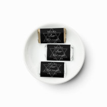Formal Black Bar Mitzvah Star of David Custom Hershey's Miniatures