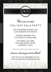 formal event invitations zazzle