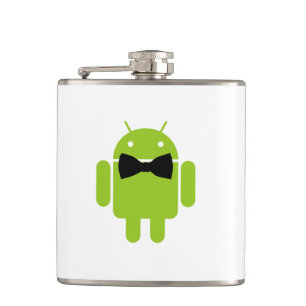 Formal Bow Tie Android Robot Icon Flask